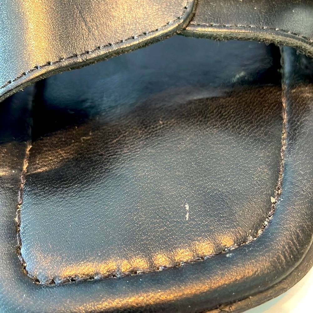 IDEA Ladies Open Toe Mules. Black Sandals. Wider Heel. Size 8. - Picture 9 of 14